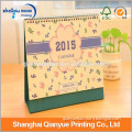 Wholesale 2015 Custom Cartoon Table Calendar/Desk Calendar/Flower Calendar Tri-Fold Calendars Printing